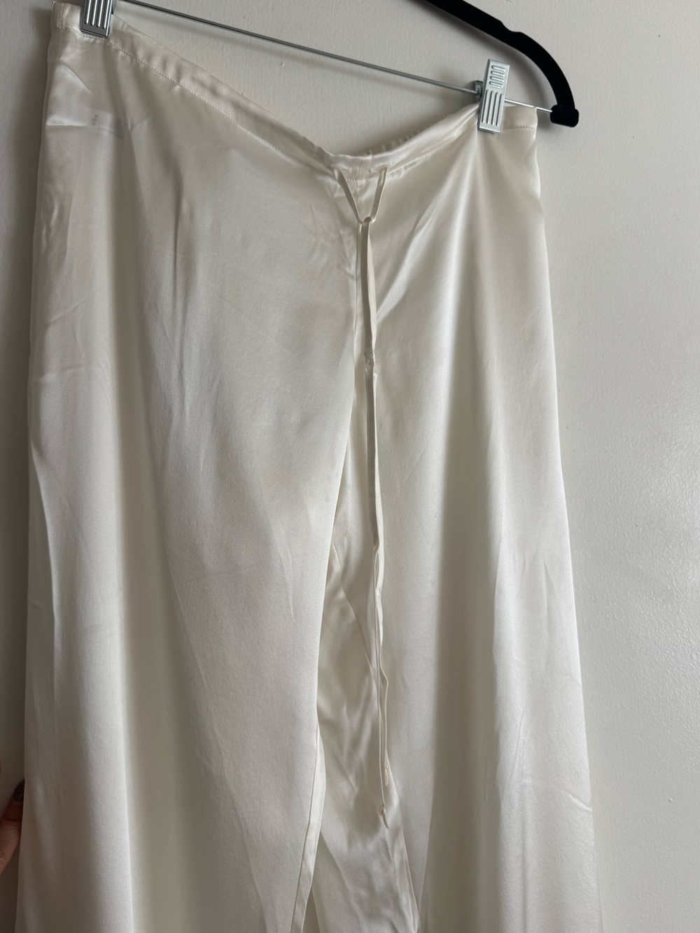 La Perla Cream 100% silk pants - Picture 2 of 6